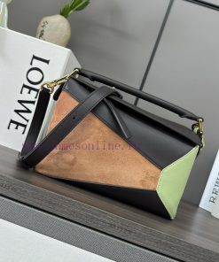 Loewe Bags . L ⊚℮ W ℮ New Small Classic Cow Leather And Suede Puzzle HandbagThe First Debut Handbag Launch d7x2ekf6