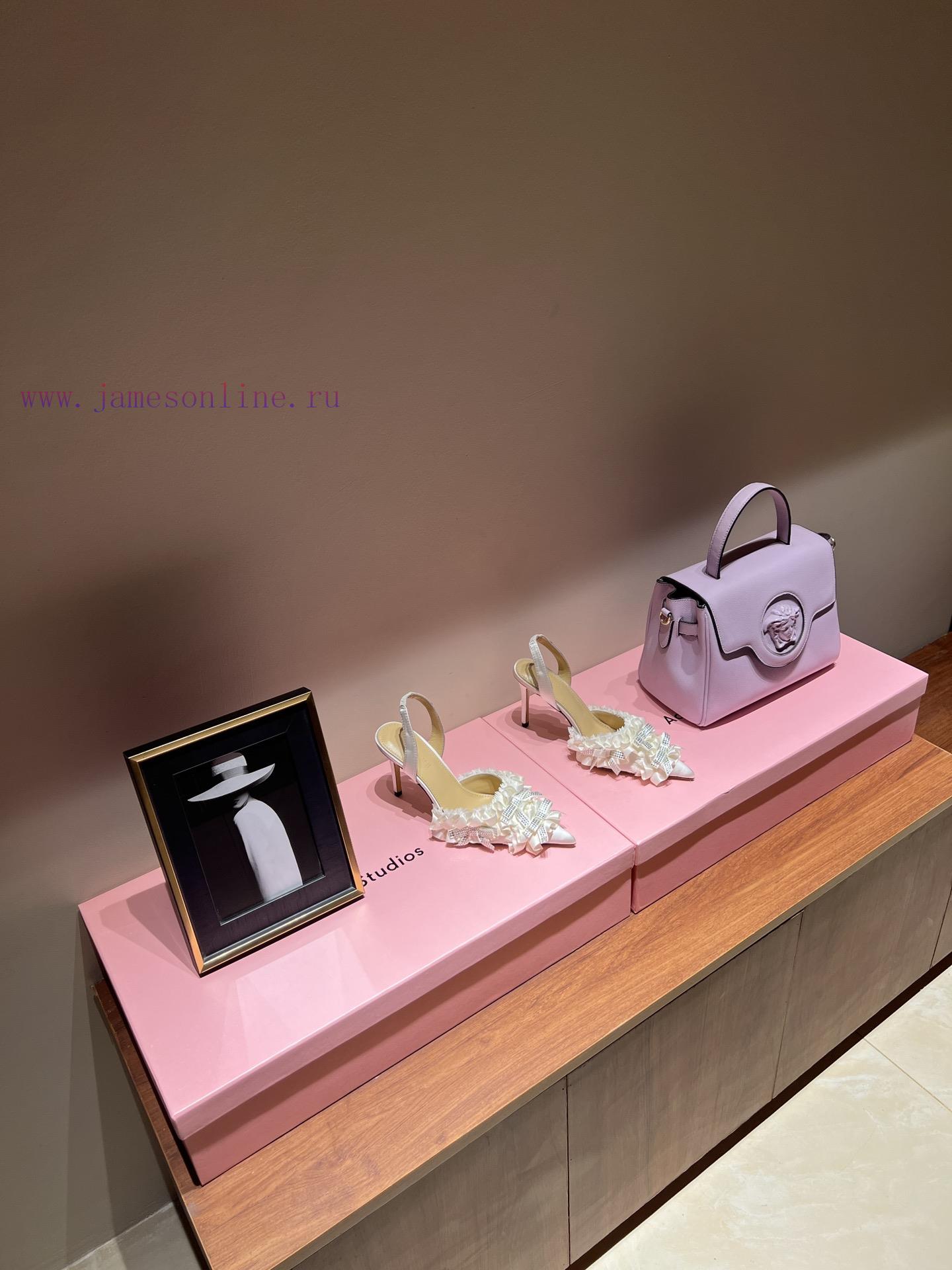 The Most2024 Early Spring Lace And Crystal Lace High-heeled SandalsExquisite Princess Shoes Non cengyne4 - Image 2