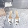 MACH&MACH New Fairy Silk Bow Hot Diamond High Heels Slippers◾ Customized Original Silk Fabric◾ b13jd17x