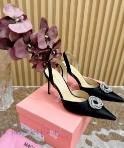 New Market ModelsThe Most Mach&Mach Rhinestone Decorated Pointed High-heeled Hollow Sandals———— 1hk3wxxo