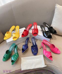 Manolo Blahni * New Style Irresistible Slippers That Can Be Worn All Year Round With A Delicate d3qgwqxf