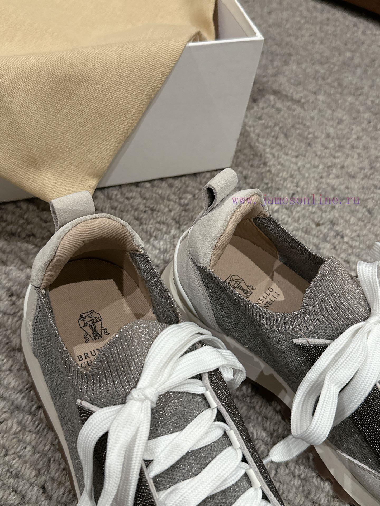 Top Quality PBrunello Cucineli Ss24 New Arrival~Bruneno Cucinelli | New Casual Socks And Sneake kztyjg90 - Image 7