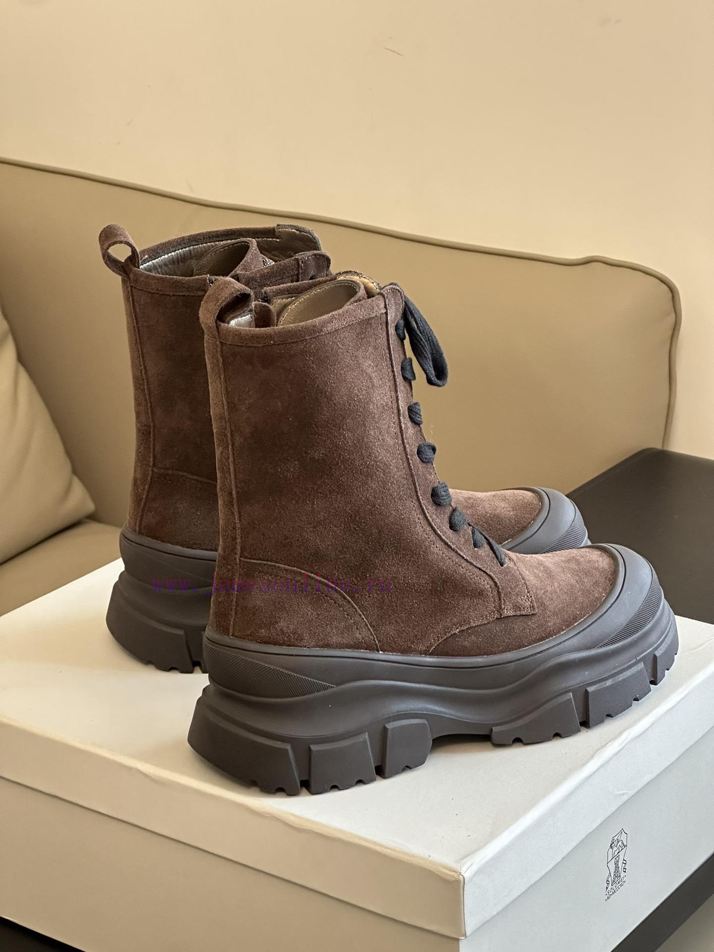 Purchasing Qualitybrunellocucinelli Fw24 New Arrival~BC 2024 Autumn/Winter Motorcycle Boots New nvcopdv4 - Image 4