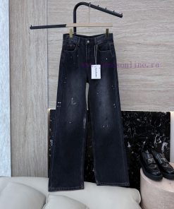 AD001 New Denim Jeans ️Ance's Popular Ink Dot Denim Pants Gray Black 25/26/27/28/29/30Update lcpegktb