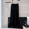 CX0108 New Pants ️Prada Triangle Wide Leg Pants Black And White SMLUpdate Time: May 30 2025 By D utyyy1r7