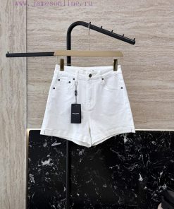 CX0111 New Shorts ️YSL Letter Embroidered Denim Shorts In Three Colors 26/27/28/29/30Update T s4jewd6h