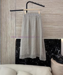 LZ25051 New Half Skirt ️BC 100% Linen Long Skirt Beige SMLUpdate Time: June 26 2025 By DDuo D wha6347o