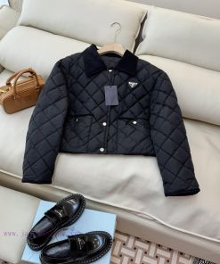 24007 Non Refundable And Non ExchangeablePrada Popular Diamond Grid Short Style 90% White Goose xt9mnxv1