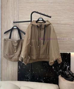 M693 New Camel Velvet Clothing ️Max Zipper 48% Camel Velvet 4% Mulberry Silk Imported Fabric hll89pje