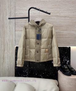 QG0122 New Down Jacket ️LV Vintage Logo Unisex 65% White Goose Down Long Sleeved Down Jacket 234dv6mi