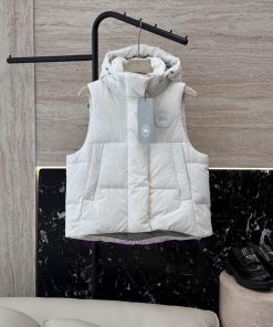 25014 New Down Jacket ️Canada Goose 90% White Duck Down Vest Down Jacket White Black SML Size kwsfxde8