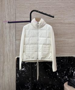 M376 New Down Jacket ️Moncler Top Edition 100% Wool Sleeves Long Sleeve Stand Collar 90% Whit 1ckhzzkf