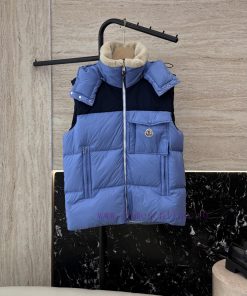 M306 New Down ️Moncler Top Edition Unisex Lambskin Patchwork 90% White Goose Down Vest Down J d4hce2ea