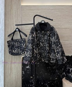 MX677 New Camel Velvet Clothing ️Max Zipper 48% Camel Velvet 4% Mulberry Silk Imported Fabric j956cbtu