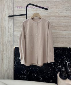 MY066 New Shirt ️Loro Piana 100% Horse Cotton Long Sleeved Solid Color Shirt With Five Colors niro136r