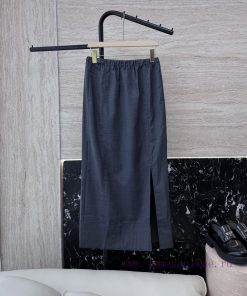 DG002 New Half Skirt ️BC 50% Wool Split Slimming Half Skirt Black Gray SMLUpdate Time: March 13glst6g