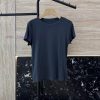 DG005 New T-shirt ️Loro Piana Haute Couture 100% Cotton Embroidered Small Logo Classic Short 7jglj0fw