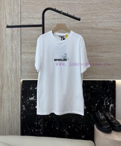 QG061 New T-shirt ️MonclerMundler Letter Rabbit Print Loose Short Sleeved T-shirt White SMLUp i4wvj2xg