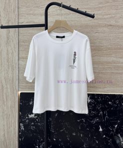 QG067 New T-shirt ️Max Week Series Floral Print Short Sleeved T-shirt Loose SMLUpdate Time: M 9bdjsonv