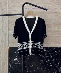 H32516 New Knitted Item ️Hermes Positioning Embroidery Contrasting Edge 15% Wool 10% Silk Sho 45q981yr