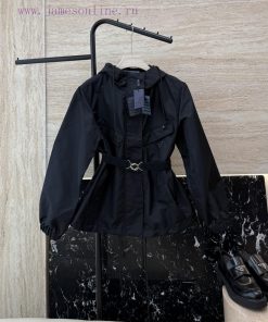 MN2501 New Windbreaker Jacket ️Prada Triangle Logo Multi Pocket Windproof Waist Waist Waist C n2n02e2v