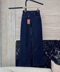 PZ011 New Denim Jeans ️Loro Piana High-quality Soft Warm Elastic Denim Cotton Denim Pants Blu 3tghrd3j