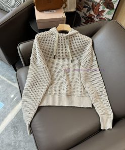 JC004 New Sweater ️BC Original Top Quality Hollowed Out Embroidered Sweater With Hat Casual M dqhm3c65