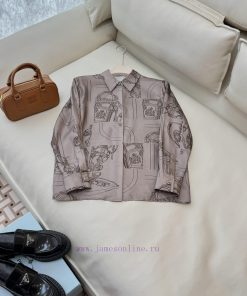 BS0546 New Shirt ️Hermes Positioning 100% Diagonal Silk Shirt 36/38/40/42Update Time: March 2 c982rrys