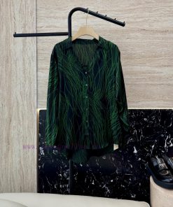 LL001 New Shirt ️100% Silk Printed Long Sleeved Shirt Green MLUpdate Time: March 26 2025 By D 4jhyfm5w