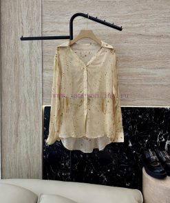 LL003 New Shirt ️Copper Ammonia Silk Splashed Ink Freehand Long Sleeved Shirt MLUpdate Time: zd2o2gvz