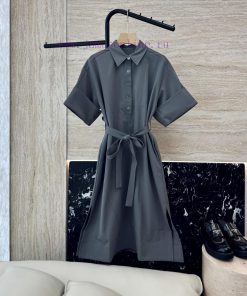 LL006 New Dress ️Zhihe Clean And Stylish Medium Sleeve Grey Dress MLXLUpdate Time: March 26 2 eameen6x