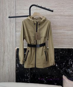 LF012 New Windbreaker ️Bur's Popular Short Windproof And Waist Cinching Windbreaker Jacket Kh wrspjdjs