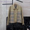 LF011 New Jacket ️Bur Plaid Classic Color Combination Short Jacket Black Apricot SMLXLUpdate iqhuyt79