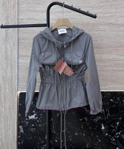 LF013 New Jacket ️Miu Miu Short Sunscreen Long Sleeve Jacket Three Color SMLUpdate Time: Marc 516soh52