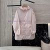 LF014 New Jacket ️Moncler Super Popular Waist Design Zipper Style Sunscreen Jacket In Pink Wh 22yzornt