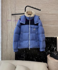 M308 New Down ️Moncler Top Edition Unisex Lamb Fleece Splicing Long Sleeve Loose 90% White Go b68jhcix