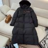 9312 New Down Jacket ️Prada Laminated Ultra Long 90% White Goose Down Ultra Light Down Jacket vx0ko3iq