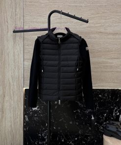 M406 New Down Jacket ️Moncler Top Edition 100% Wool Knitted Sleeve Splicing 90% White Goose D 2ctc2yvs
