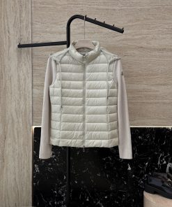 M406 New Down Jacket ️Moncler Top Edition 100% Wool Knitted Sleeve Splicing 90% White Goose D 0jvjnv56