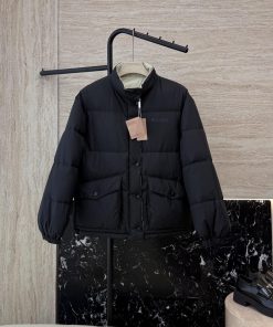 25023 New Down Jacket ️Miu Miu Stand Up Collar 11 Double-sided 90% White Duck Down Down Jacke smua4qe3