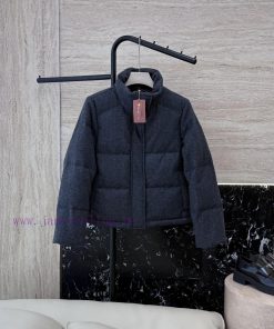 Loro Piana-8908 New Down Jacket ️Loro Piana Down Jacket 60% Wool 90% White Goose Down Short D 7a85c7ti
