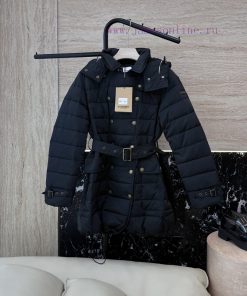 AH702 New Down Jacket ️Burberry Classic Double Breasted Vintage 90% White Goose Down Medi 4tt7e2np