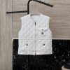 M413 New Cotton Jacket ️Moncler Top Edition 100% Linen Cotton Diamond Grid Clamp Cotton Vest 36bv8d9a