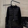 M393 New Down Jacket ️Moncler Top Edition 90% White Goose Down 100% Wool Knitted Sleeve Splic ptvk648k