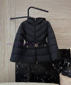 M386 New Down Jacket ️Moncler Top Edition 90% White Goose Down Waist With Belt V-shaped Short z7qviule