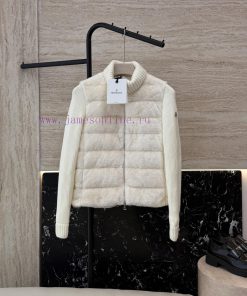 MN5021 New Down Jacket ️Moncler Velvet Like Stand Up Collar Long Sleeved Knitted Sleeve 90% W chwyktkz