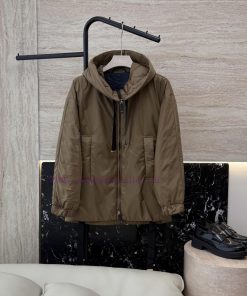 29316 New Camel Velvet Clothing ️Max Mara Loose Camel Velvet Zipper Jacket Coffee Blue S M LU zhwofj9w