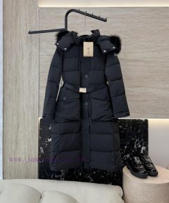 AH716 New Down Jacket ️Burberry Detachable Fox Fur Collar Long 90% White Goose Down Down z4z9u6nz
