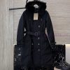 AH701 New Down Jacket ️Burberry Detachable Fox Fur Collar Long Double Breasted Classic 90 k9yk9ok4