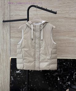 29318 New Down Jacket ️BC 90% White Goose Down Vest Apricot Color 36/38/40Update Time: Septem xdyegck2